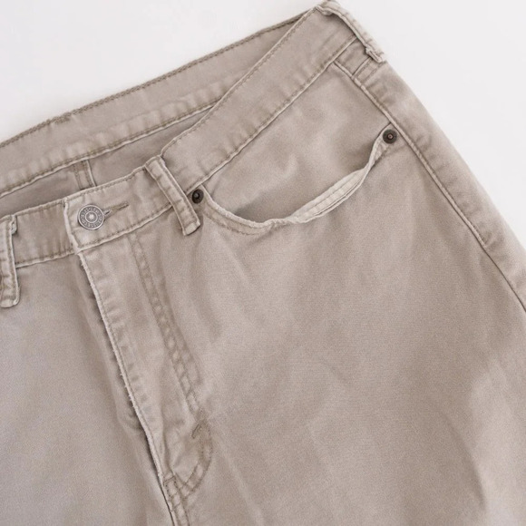 Levi's 541  Taupe Straight Leg Pants	 34/38 - Picture 10 of 15